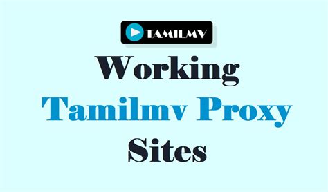 TamilMV Proxy – Updated List of 1TamilMV Proxy Sites Working